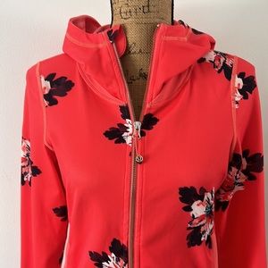 Rare Lululemon Namaskar Hoodie Size 4 Atomic Flower.